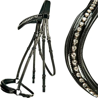 Image de HKM Bride Carolin Noir Poney