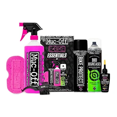 Image de Muc Off eBike Kit Essentiels de Nettoyage Produits Indispensables pour Nettoyer et Protéger votre Vélo Électrique Comprend un Nettoyant Vélo, une Protection Plus Encore