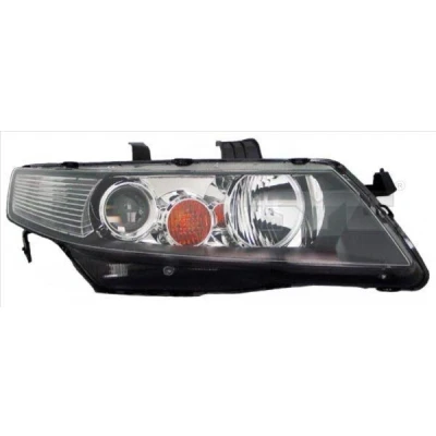 Image de TYC 20 0447 05 2 Phares droit H1/H1 jaune avec porte lampe, sans moteur électrique HONDA: Accord 7 Limousine, Tourer