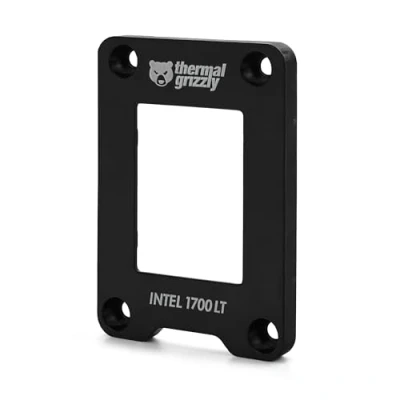 Image de Thermal Grizzly Cadre de contact CPU Intel 1700 LT pour une pression optimisée du processeur améliorer les performances refroidissement