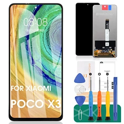 Image de pour Xiaomi Poco X3 /Poco Pro Ecran LCD Redmi Note 9 5G de Remplacement Mi 10T Lite Touch Digitizer Kits(Black No Frame)