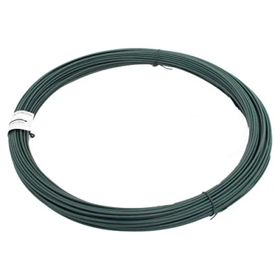 Image de Alberts 530181 câble de tension zingué, plastifié, en vert Ø 3,1 mm longueur 55 m