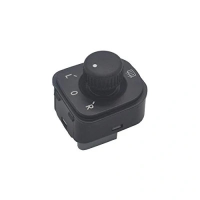 Image de ZEALfix Bouton de Réglage Puissance électrique Interrupteur Commande Rétroviseur latéral 1K0959565H Golf 5 Jetta MK5 Pessat