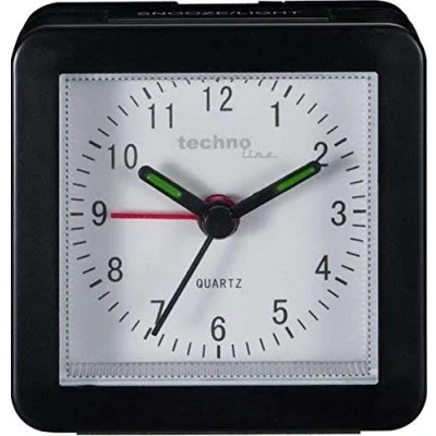 Image de Technoline Geneva Réveil de Quartz Noir SC