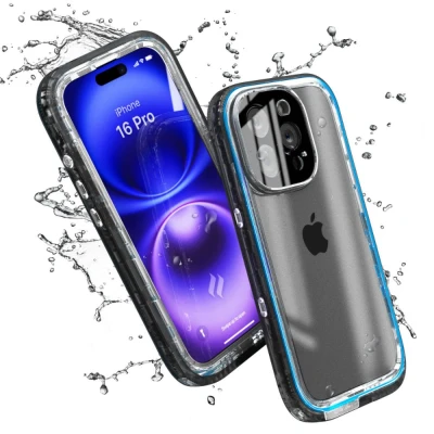 Image de Catalyst Coque Total Protection Étanche pour iPhone 16 Pro Noir CATIPHO16BLKMP