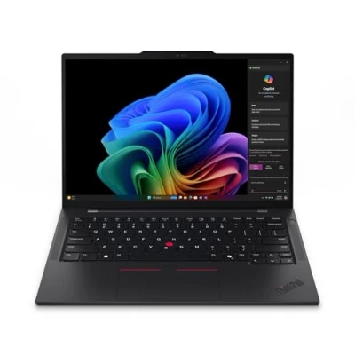 Image de Lenovo ThinkPad T14s Gen 6 (Snapdragon) Copilot+ PC Qualcomm Snapdragon X1P 42 100 Ordinateur portable 35,6 cm (14 ) WUXGA 16 Go LPDDR5x SDRAM 512 SSD Wi Fi 7 (802.11be) Windows 11 Pro Allemand Noir Neuf