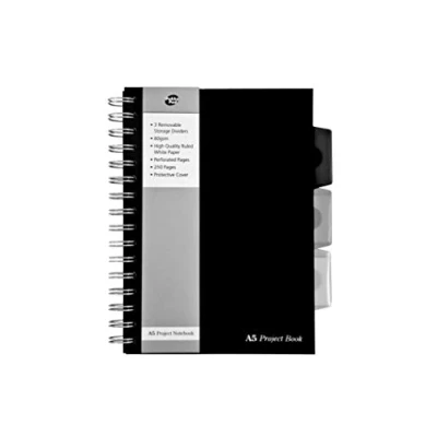 Image de Pukka Pads Cahier de projets A5 Noir (Import Royaume Uni)