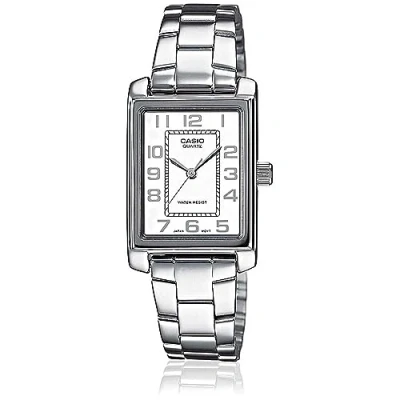 Image de Casio LTP 1234PD 7BEF Collection Montre Femme Quartz Analogique Cadran Blanc Bracelet Acier Argent