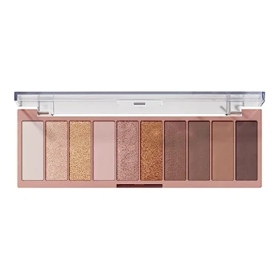 Image de e.l.f. Perfect 10 Palette de fards à paupières, dix nuances neutres ultra pigmentées, formule mélangable, végétalien et sans cruauté envers les animaux, Need It Nude (l&#039;emballage peut varier)