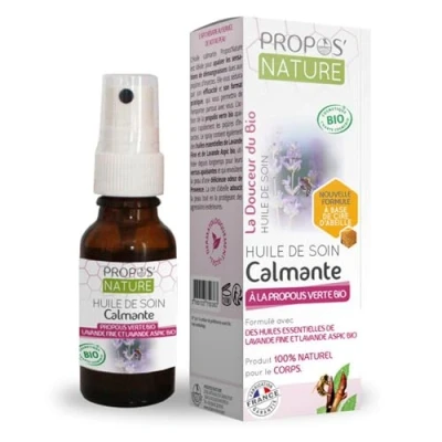 Image de Huile de soin Calmante BIO Lavande et Propolis Verte 15 ml Propos Nature