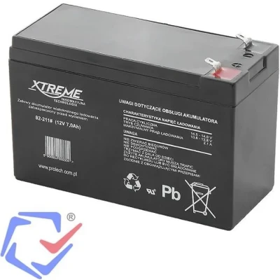 Image de Batterie gel rechargeable 12V 7Ah sans entretien XTREME