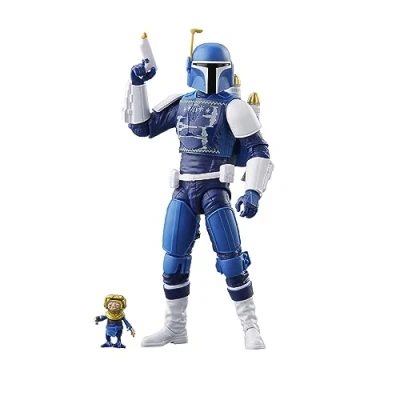 Image de STAR WARS The Black Series Mandalorian Scout (édition des fêtes), figurines d&#039;action de collection 15,2 cm, à partir 4 ans