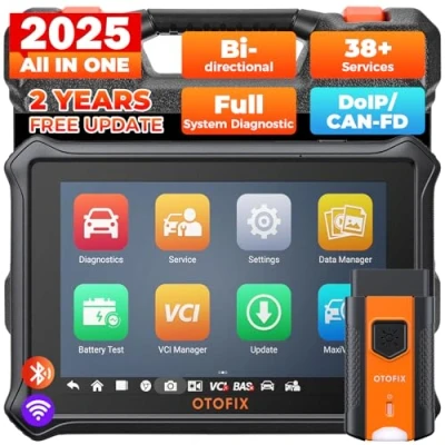 Image de OTOFIX Valise Diagnostic Auto D1 Lite, 2024 Tous Les Voiture du système avec Test Actif, 38+ Fonctions de Service, réinitialisation l&#039;huile, EPB, SAS, BMS, 2 Ans Mise à Jour Gratuite