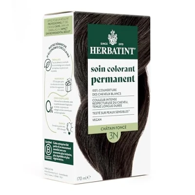 Image de Herbatint Soin Colorant Permanent 3N Chatain Fonce 170ml