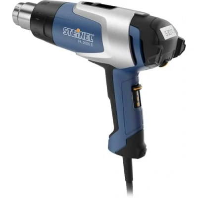 Image de Steinel Pistolet à air chaud HL 2020 E avec buse de réduction 9 mm Décapeur thermique réglable 2200 W puissant écran LCD 80 630