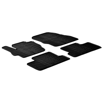 Image de Gledring 0215 Ensemble de tapis sol Caoutchouc avant et arrière 4 noir 750mm 550mm MAZDA: 3 5 portes