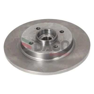 Image de DACO Germany 602803 Disque de frein 268 12 4 plein avec bague ABS, roulement roue CITROËN: C4 Picasso 1, I Grand Picasso, Berlingo II Van