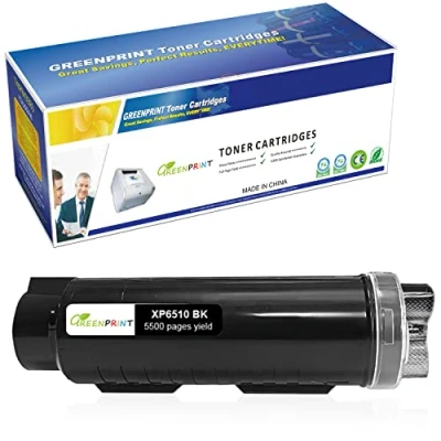 Image de GREENPRINT Cartouches de Toner Compatibles 6510 6515【Extra High Yield】 5500 Pages Noir pour Xerox Phaser 6510n 6510dn 6510dni 6510dnm WorkCentre 6515n 6515dn 6515dni 6515dnm Imprimante