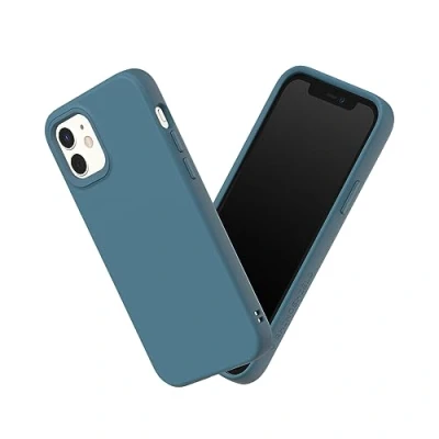 Image de RhinoShield Coque Compatible avec [iPhone 12 Mini] SolidSuit Fine Technologie d&#039;absorption des Chocs et Finition Premium Matte Océan Bleu