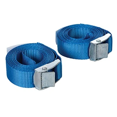 Image de Silverline 449682 Jeu de 2 sangles à boucle griffe 2,5 m x 25 mm