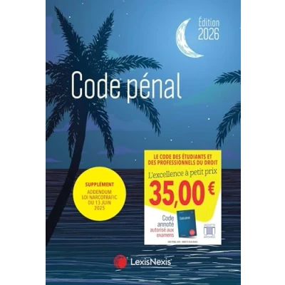 Image de Code pénal 2026 Jaquette Blue beach (Relié)