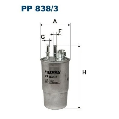 Image de FILTRON PP 838/3 Filtre à Carburant de conduite 10 FORD: MONDEO 3, 3 Stufenheck, Kombi