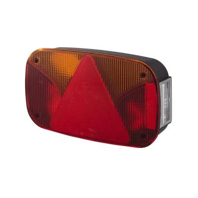 Image de HELLA 2VB 998 232 011 Feu arrière gauche rouge/jaune noir avec ampoules, pour remorques