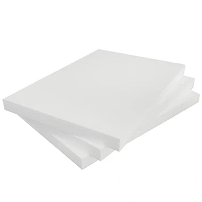 Image de MCE Commerce Lot de 3 plaques polystyrène rectangulaires 210 x 297 20 mm pour Le Bricolage, modélisme, Les projets créatifs, Blanc, A4 21x29,7x2 cm
