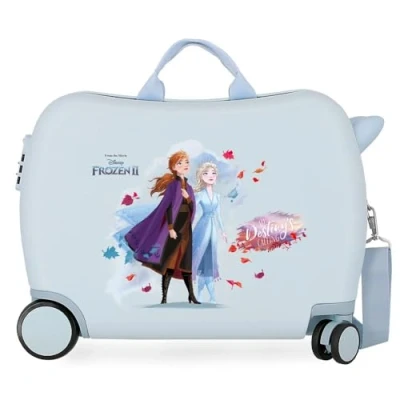 Image de Disney Frozen La Reine des Neiges Nature is magical Valise Enfant Bleu 50x39x20 cms Rigide ABS Serrure à combinaison 34L 2,1Kgs 4 roues Bagage main