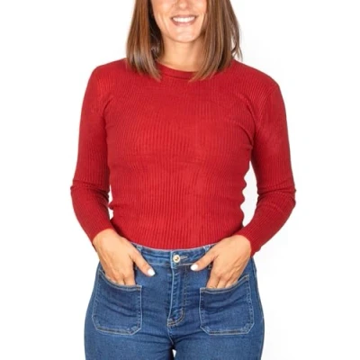 Image de MAGIC SELECT Pull en Tricot Fin pour Femmes. à Manches Longues l&#039;hiver et l&#039;Automne. Col Rond. Taille L