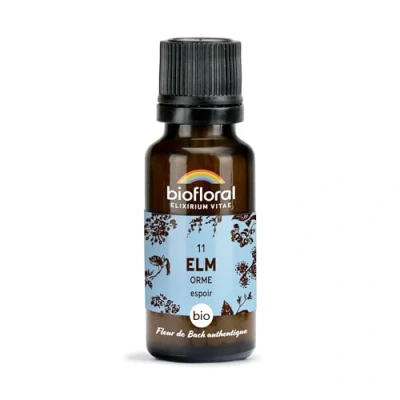 Image de BIOFLORAL 11 Elm, Orme BIO 470 Granules Espoir Fleur de Bach Authentique Sans Alcool