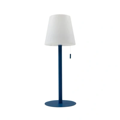Image de Lindby luminaire LED rechargeable Azalea bleu Alu CCT réglable en hauteur