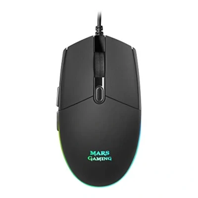 Image de MARSGAMING MMG, Souris PC 3200 DPI, flux RVB, design compact et léger