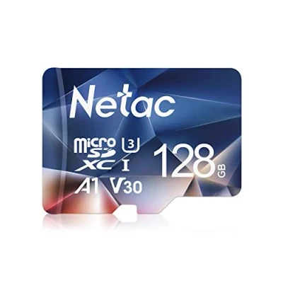 Image de Netac 128Go, Carte MicroSDXC,A1, U3, C10, V30, 4K, 667X, UHS I,Jusqu&#039;à 100 Mo/s en Lecture,Carte Mémoire Idéale pour Téléphone, Caméscope, Nintendo Switch, GoPro Smartphone et Tablette