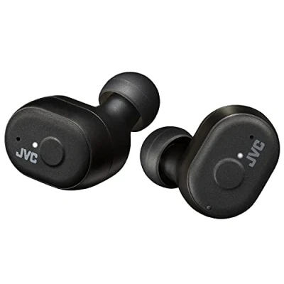 Image de JVC écouteurs True Wireless, Embouts à mémoire de Forme, résistant l&#039;eau (IPX5), Bluetooth 5.1, HA A11T B (Noir)