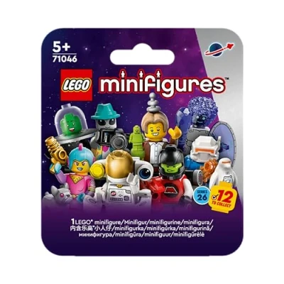 Image de LEGO Minifigures Série 26 L’Espace Minifigurines à Collectionner Inclut 1 Pièce Choisie au Hasard Un Cadeau Intergalactique pour Enfants dès 5 Ans 71046