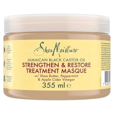 Image de Shea Moisture Jamaican Black Castor Oil Strengthen &amp; Restore Treatment Masque 340g