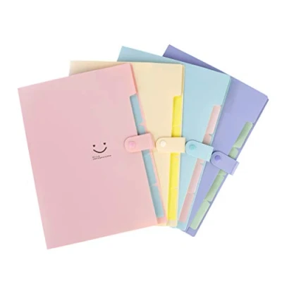 Image de Trieur Valisette, Accordéon Classeur Pochettes Porte documents avec 5 Compartiments en Format A4 Haute Capacité Document Dossier bureau Portable Extensible pour les déplacements au