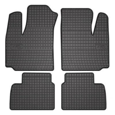 Image de FROGUM 0911 Ensemble de tapis sol Caoutchouc avant et arrière 4 noir Sur mesure FIAT: Doblo I Break