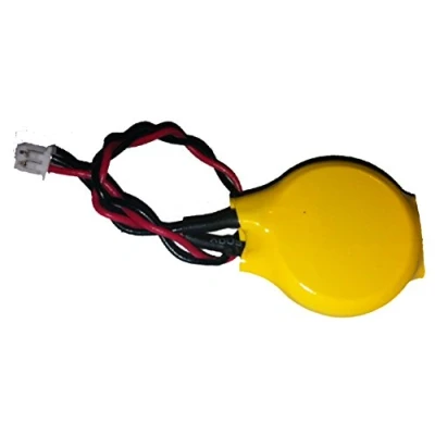 Image de PKCELL Lot de 5 piles CMOS BIOS CR2032 avec fiche 3 V pour PC jetable FBA
