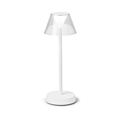 Image de Ideal Lux LOLITA Lampe de table LED intégrée à intensité variable blanc, interrupteur intégré, 3000K, IP54