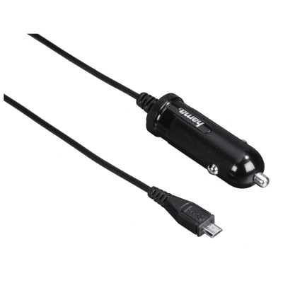 Image de Chargeur allume cigare micro USB, Noir, 2,4A Neuf