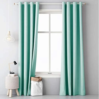 Image de JEMIDI Rideau Opaque 1x à œillets en métal pour fenêtre Salon Chambre Bureau 250 x 140 cm Isolant Froid Vent