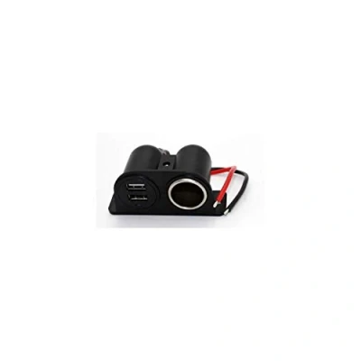 Image de Prise Allume cigare 12/24V + 2 USB