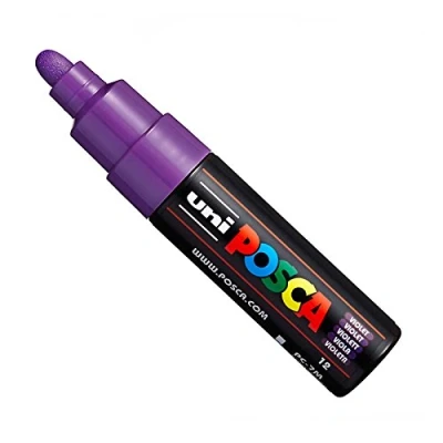 Image de Uni POSCA PC 7M Paint Marker marqueur Large Pointe 4,5 5,5 mm 15 couleurs violet
