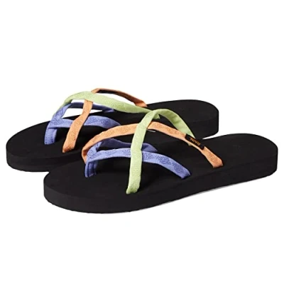 Image de Teva Femme W Olowahu Sandale, Mélange B Wind Multi, 41 EU