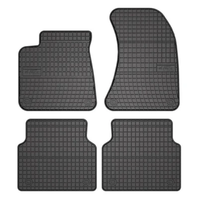 Image de FROGUM 546986 Ensemble de tapis sol Caoutchouc avant et arrière 4 noir Sur mesure AUDI: A8 D4