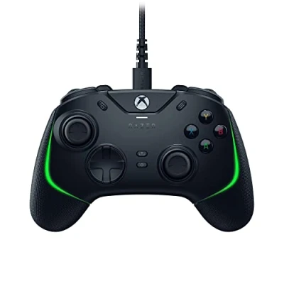 Image de Razer Wolverine V2 Chroma Manette Xbox Series XS entièrement personnalisable avec éclairage RGB (6 boutons multifonctions, capuchons de stick interchangeables, mode Hair Trigger) Noir