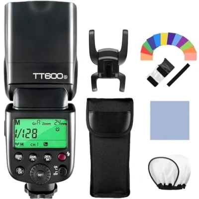 Image de Godox TT600S Thinklite Flash Speedlite GN60 Système X sans Fil 2,4 G intégré avec Fonction maître et Esclave pour appareils Photo Sony Muiti Interface MI Shoe