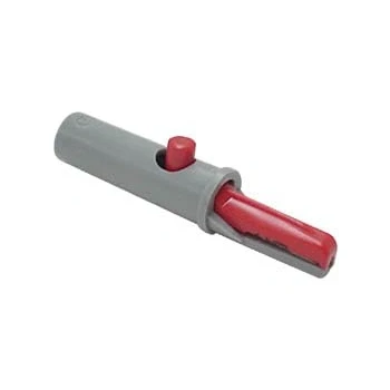 Image de Hirschmann PINCE CROCODILE ISOLEE 4mm 6A ROUGE (AK 10)